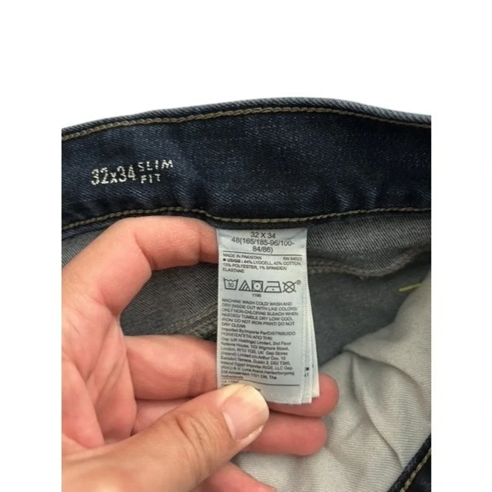 Banana Republic Traveler Shorts Mens 32 Dark Blue Excellent Slim‎ Fit Cut Off
